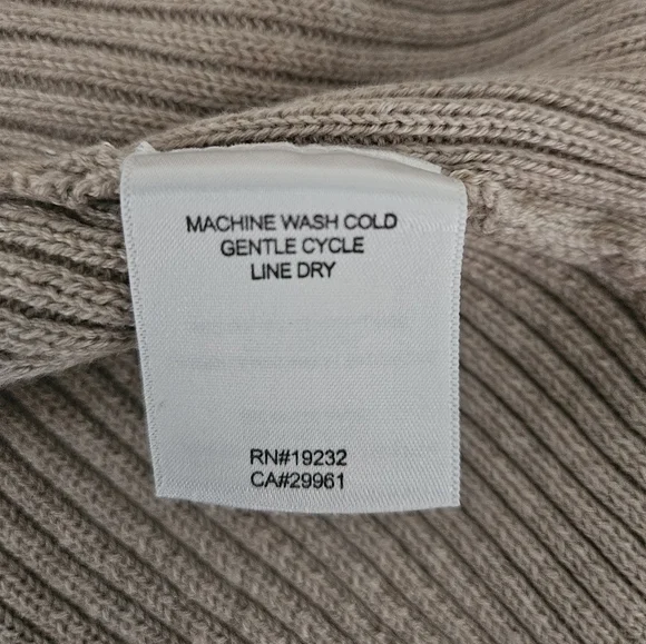 Alfred Dunner Beige White Faux Swede Front 20W Jacket Sweater - Picture 6 of 8